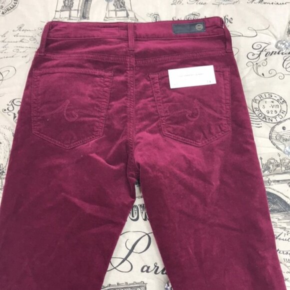 AG The Farrah High Waist Velvet Jeans - Picture 8 of 9